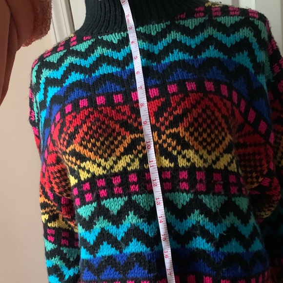 Vintage colorful sweater - Picture 3 of 6